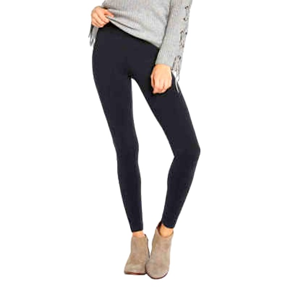 Matty M Pants - Matty M leggings - basic black full length mid-rise NWT